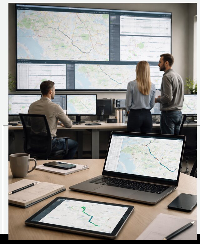 Трекинг грузов и Fleet Management, мониторинг автопарка в Новокузнецке