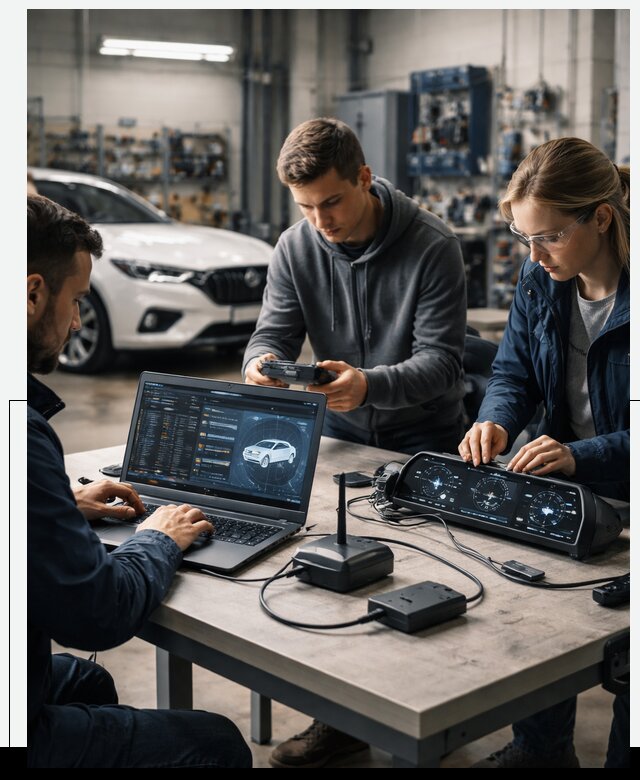 Разработка Connected Car и ПО для автопрома в Новокузнецке